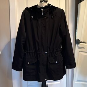 ST. JOHN’S BAY - Women's Black Hooded Jacket
